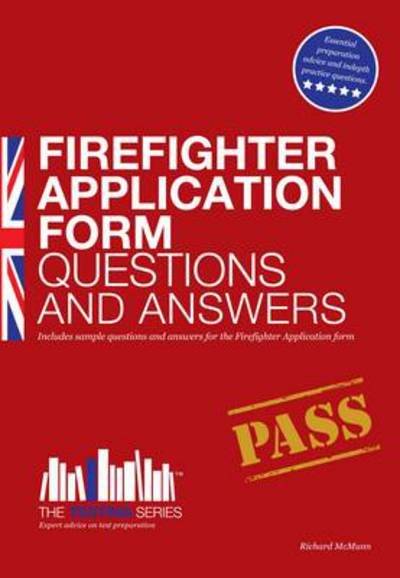 Cover for Richard McMunn · Firefighter Application Form Questions and Answers - Testing Series (Taschenbuch) (2012)
