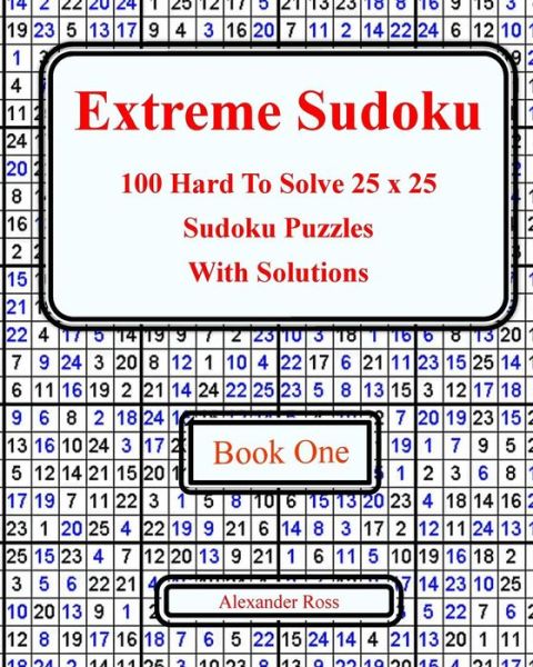 Cover for Alexander Ross · Extreme Sudoku (Paperback Book) (2017)