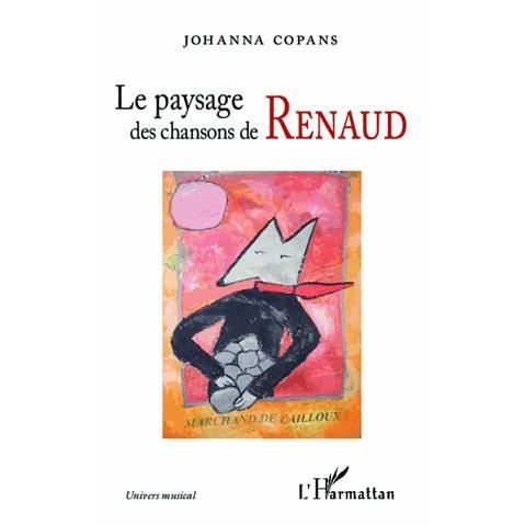 Cover for Johana Copans · Le paysage des chansons de Renaud (Paperback Book) (2020)