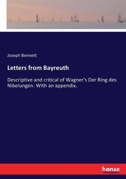Cover for Bennett · Letters from Bayreuth (Buch) (2017)