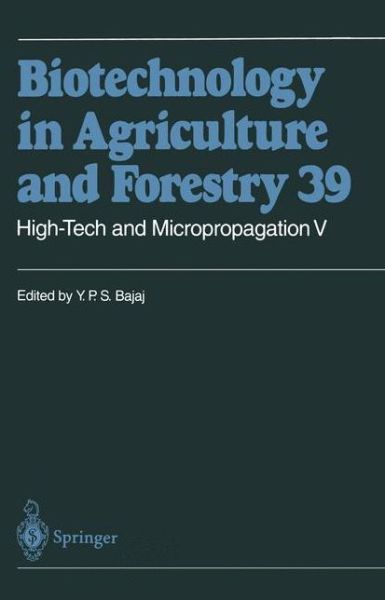 Cover for Y P S Bajaj · High-tech and Micropropagation - Biotechnology in Agriculture and Forestry (Taschenbuch) [1st Ed. Softcover of Orig. Ed. 1997 edition] (2010)