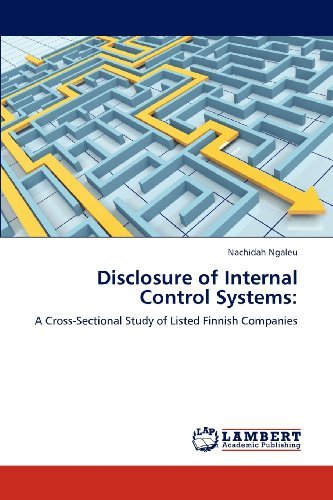 Cover for Nachidah Ngaleu · Disclosure of Internal Control Systems:: a Cross-sectional Study of Listed Finnish Companies (Paperback Book) (2012)