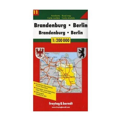 Cover for Freytag-Berndt · Bandenburg-Berlin Sheet 11 Road Map 1:200 000 (Landkarten) (2018)