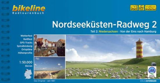 Cover for Esterbauer · Nordseeküsten Radweg 2: Niedersachsen: Von der Ems nach Hamburg (Book) (2019)