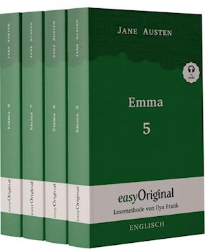 Cover for Jane Austen · Emma - Teile 5-8 (Buch + Audio-Online) - Lesemethode von Ilya Frank - Zweisprachige Ausgabe Englisch-Deutsch (Bok) (2023)