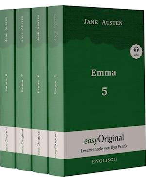 Cover for Jane Austen · Emma - Teile 5-8 (Buch + Audio-Online) - Lesemethode von Ilya Frank - Zweisprachige Ausgabe Englisch-Deutsch (Bog) (2023)
