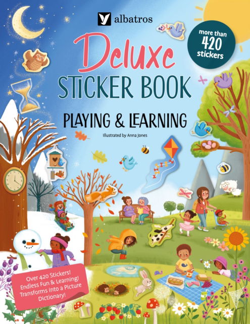 Cover for Joli Hannah · Playing and Learning - Deluxe Sticker Books (Paperback Book) (2025)