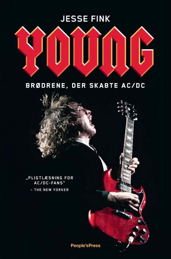 Cover for Jesse Fink · Young, Brødrene der skabte AC/DC (Gebundesens Buch) [1. Ausgabe] (2015)