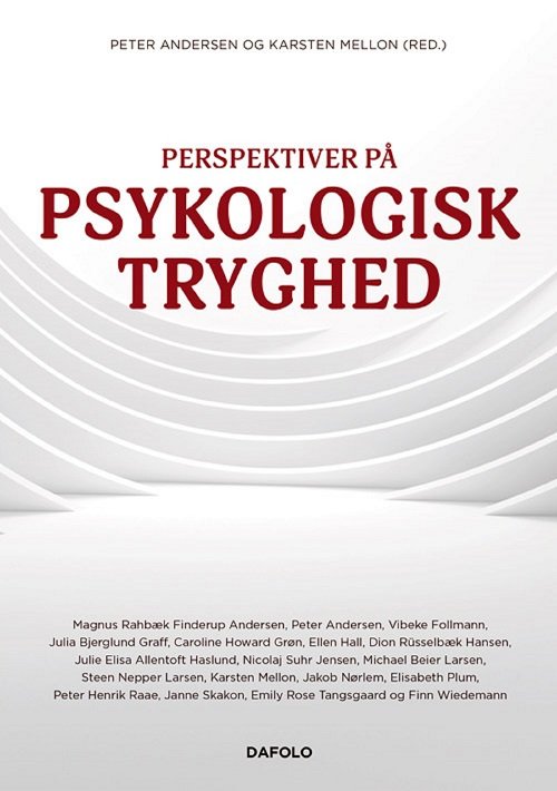 Cover for Karsten Mellon og Peter Andersen · Perspektiver på psykologisk tryghed (Paperback Bog) [1. udgave] (2023)