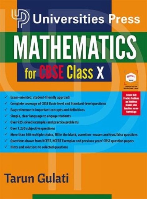 Cover for Tarun Gulati · Mathematics for CBSE Class X (Paperback Book) (2024)