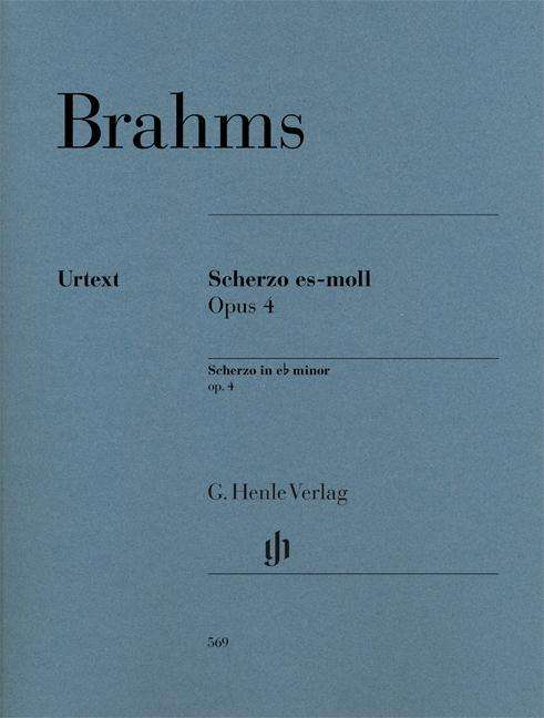 Cover for Brahms · Scherzo es-moll op. 4 (Book)