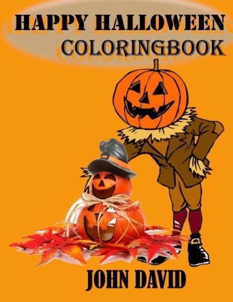 Cover for John David · Happy Halloween Coloring Book (Paperback Bog) (2020)