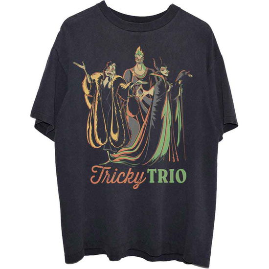 Cover for Disney · Disney Unisex T-Shirt: Tricky Trio (Black) (T-shirt)