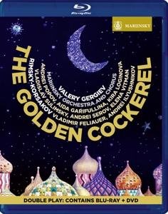 Cover for Mariinsky Orchestra &amp; Chorus &amp; Gergiev · The Golden Cockerel (Blu-ray) (2017)