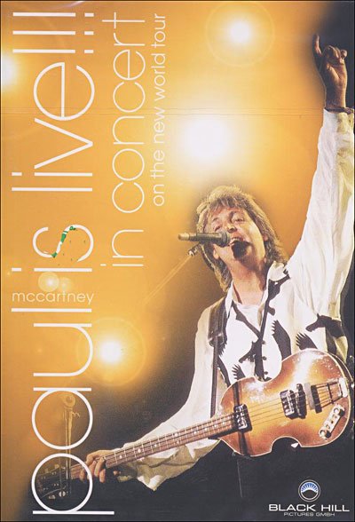 Cover for Paul Mccartney · Paul Mccartney - Is Live!!! in Concert on the New World Tour (DVD) (2014)