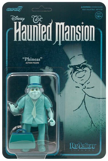 Disney Reaction Figures - Haunted Mansion Wave 1 - Phineas - Haunted Mansion - Merchandise - SUPER 7 - 0840049809697 - June 24, 2021