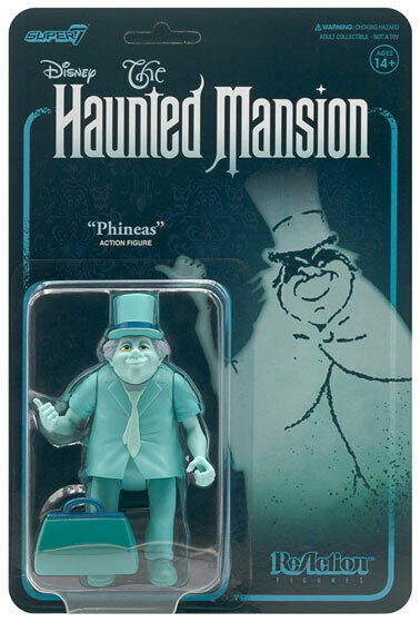 Disney Reaction Figures - Haunted Mansion Wave 1 - Phineas - Haunted Mansion - Merchandise - SUPER 7 - 0840049809697 - 24. juni 2021