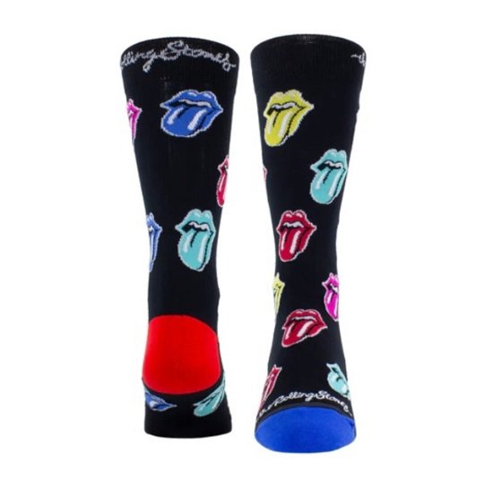 The Rolling Stones · Rolling Stones Multicolour Tongues Crew Socks (One Size) (Bekleidung) (2024)
