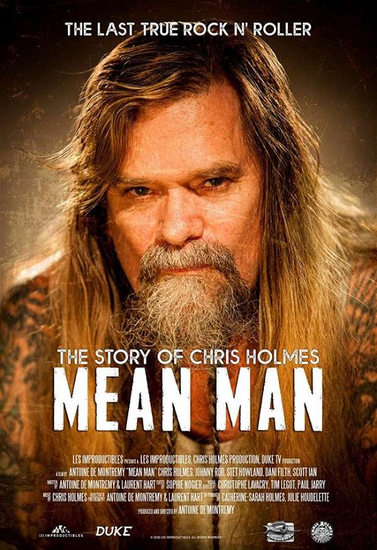 Mean Man: the Story of Chris Holmes - DVD - Film - METAL - 0889466212697 - 15. januar 2021