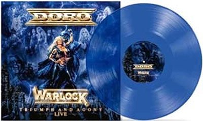 Cover for Doro · Triumph &amp; Agony Live (Ltd.lp / Blue Vinyl) (LP) (2022)