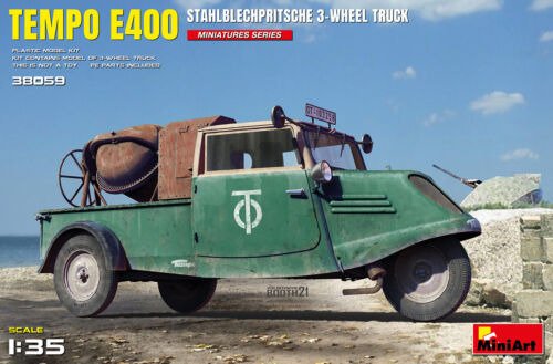 Cover for MiniArt · 1/35 Tempo A400 Stahblechpritsche 3-w Truck (3/22) * (N/A)