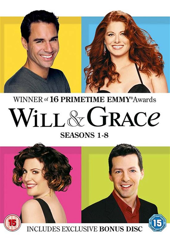 Will & Grace: Complete Seasons 1-8 - Will  Grace Csr DVD - Elokuva - UNIVERSAL PICTURES - 5053083136697 - maanantai 30. lokakuuta 2017