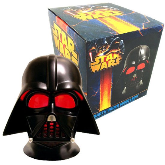 Star Wars Darth Vader - 3D Mood Light - Black Head -   Small - Groovy UK - Annan -  - 5055437906697 - 