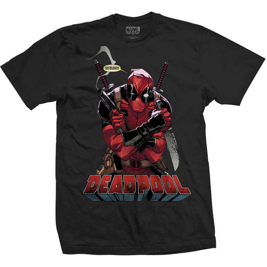 Marvel Comics Unisex Tee: Deadpool Gonna Die - Marvel Comics - Mercancía - Bravado - 5056170604697 - 