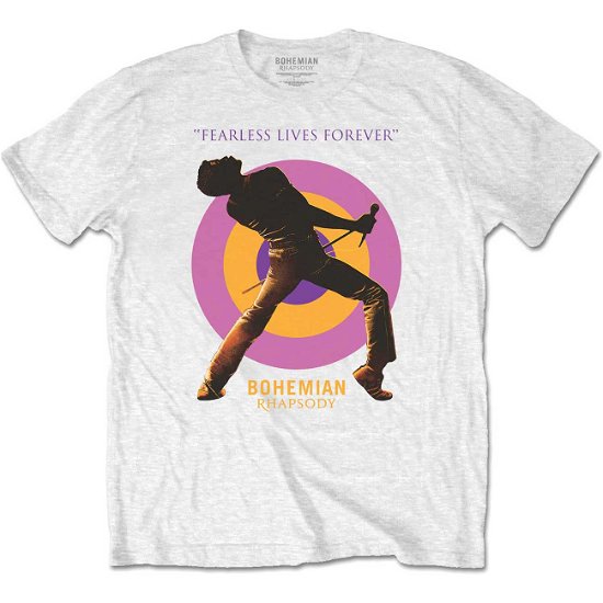 Queen Unisex T-Shirt: Fearless - Queen - Merchandise - MERCHANDISE - 5056170659697 - 24. Oktober 2018