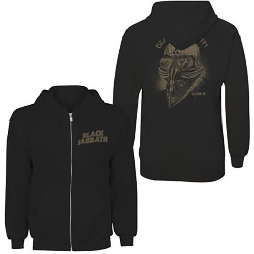 Cover for Black Sabbath · Black Sabbath Ladies Zipped Hoodie: Tour 1978 (Back Print) (Hoodie) [size S] [Black - Ladies edition]