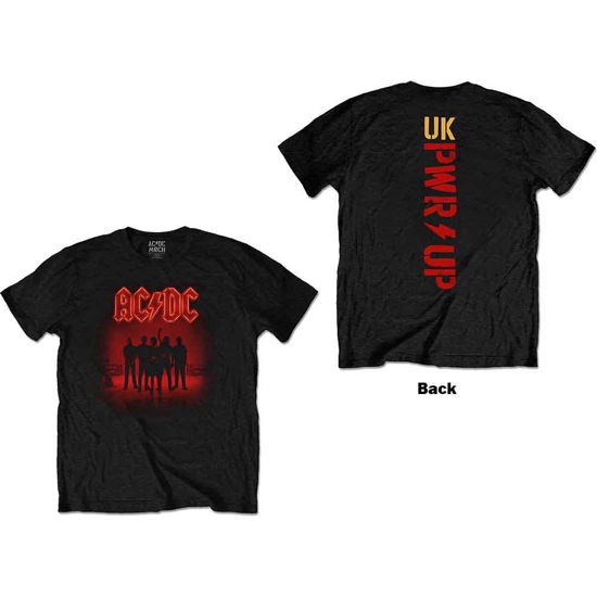 AC/DC Unisex T-Shirt: PWR-UP (Back Print) - AC/DC - Produtos -  - 5056368647697 - 