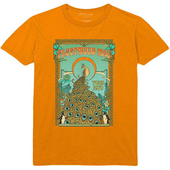 Cover for Fleetwood Mac · Fleetwood Mac Unisex T-Shirt: Peacock (Orange) (T-shirt) [size S] (2022)