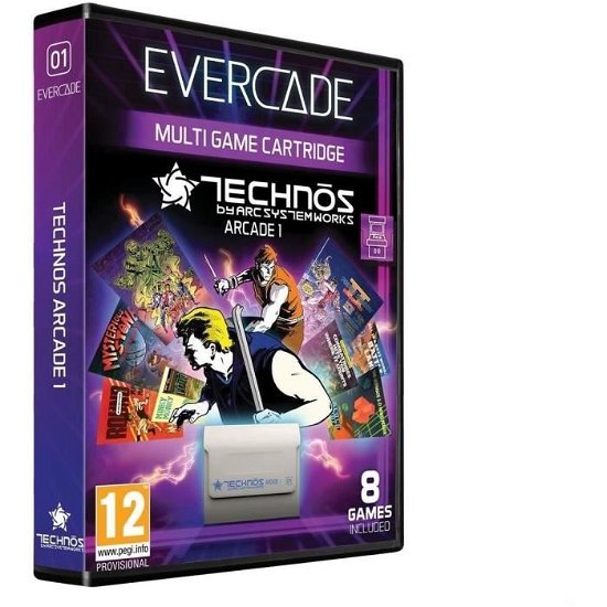 Cover for Blaze Evercade Technos Arcade Cartridge 1 · Blaze Evercade Technos Arcade Cartridge 1 - Efigs (Toys)