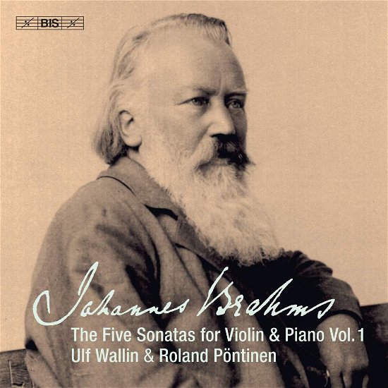 Cover for Johannes Brahms · Five Sonatas for Violin &amp; Piano Vol.1 (CD) (2019)