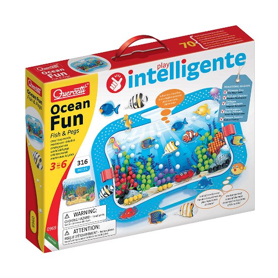 Cover for Quercetti · Quercetti Oceaan Plezier Fish &amp; Pegs Insteek Mozaiek 316dlg (Toys)