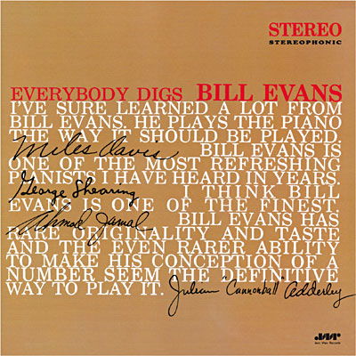 Everybody Digs Bill Evans - Bill Evans - Musiikki - JAZZ WAX RECORDS - 8436006494697 - maanantai 10. toukokuuta 2010