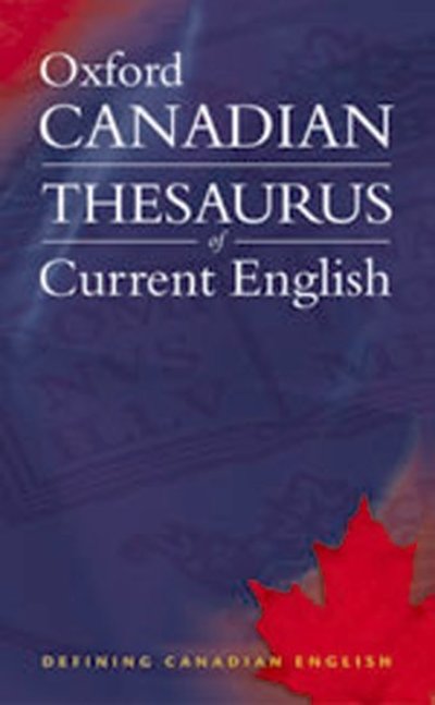 Cover for Oxford Canadian Thesaurus of Current English (Paperback Book) (2006)