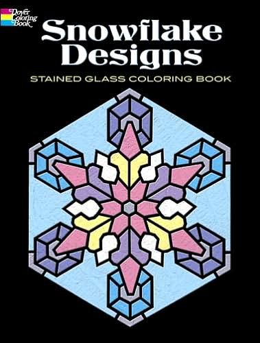 Cover for A. G. Smith · Snowflake Designs Stained Glass Coloring Book - Dover Design Stained Glass Coloring Book (MERCH) (2007)