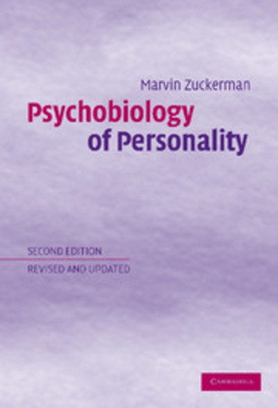 Cover for Zuckerman, Marvin (University of Delaware) · Psychobiology of Personality (Gebundenes Buch) [2 Revised edition] (2005)
