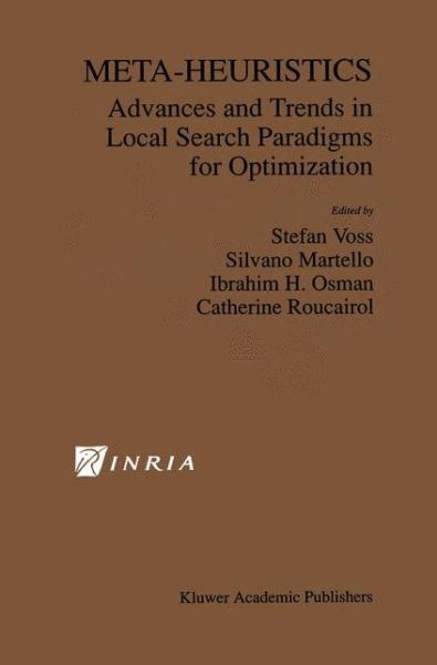 Cover for Stefan Voss · Meta-Heuristics: Advances and Trends in Local Search Paradigms for Optimization (Hardcover Book) [1999 edition] (1998)