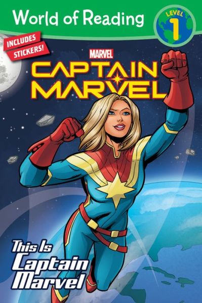 Cover for Marvel Press Book Group · World of Reading This is Captain Marvel (Level 1) (Paperback Book) (2019)