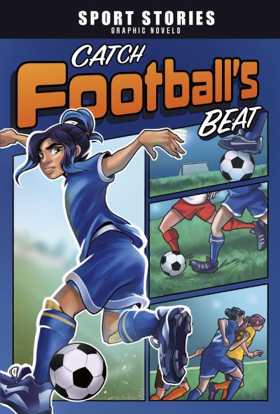 Cover for Jake Maddox · Catch Football's Beat - Sport Stories Graphic Novels (Taschenbuch) (2021)