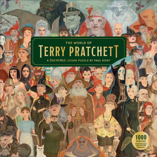 Cover for Terry Pratchett · The World of Terry Pratchett: A 1000-piece Discworld jigsaw puzzle by Paul Kidby (SPIEL) (2024)