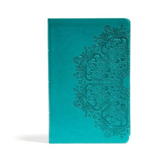 Cover for CSB Bibles by Holman CSB Bibles by Holman · CSB Large Print Personal Size Reference Bible, Teal LeatherTouch (Læderbog) (2017)