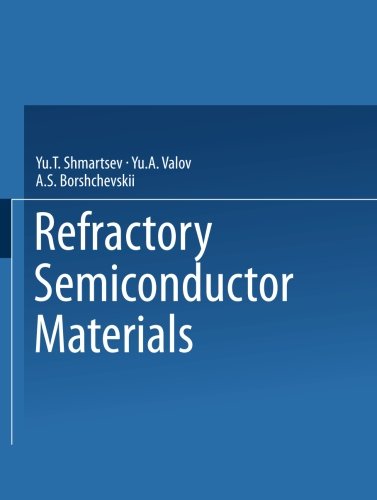 Cover for Yu T. Shmartsev · Refractory Semiconductor Materials (Paperback Book) [Softcover reprint of the original 1st ed. 1966 edition] (2013)