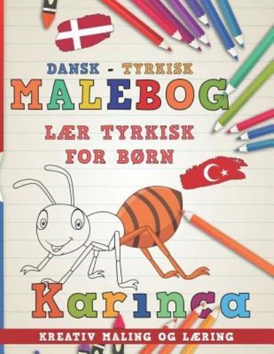 Cover for Nerdmediada · Malebog Dansk - Tyrkisk I L (Taschenbuch) (2018)