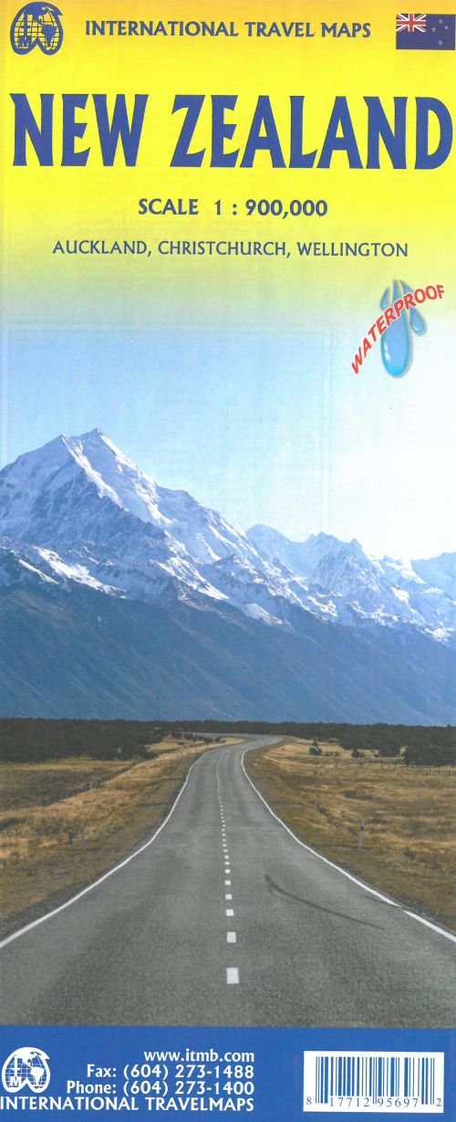 Cover for ITM Publications · International Travel Maps: New Zealand (Hardcover bog) (2019)