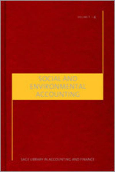 Cover for Rob Gray · Social and Environmental Accounting - SAGE Library in Accounting and Finance (Hardcover Book) [Four-volume Set Ed. edition] (2010)