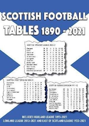 Cover for Scottish Football League Tables 1890-2021 (Pocketbok) (2021)