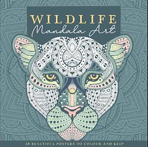 Cover for Wildlife Mandala Art Colouring Pbk (Book) (2023)